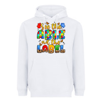 White see the able not the label Heavyweight Hoodie - JahusDesignShop