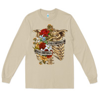 Mushroom Kinda Emotionless Kinda Emotional Skeleton Long Sleeve Tee - RanaPortraitStore