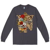 Smoke Kinda Emotionless Kinda Emotional Skeleton Long Sleeve Tee - RanaPortraitStore
