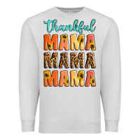 Dove Grey Thankful mama mama mama Premium Sweatshirt - Artiststas