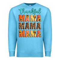 Ocean Blue Thankful mama mama mama Premium Sweatshirt - Artiststas