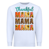 White Thankful mama mama mama Premium Sweatshirt - Artiststas