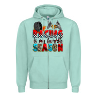 Seafoam racing is my favorite season Zipper Hoodie - Zillion Design Studio