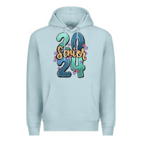Blue Mist senior 2024 Premium Hoodie - MaliasSmallBusiness