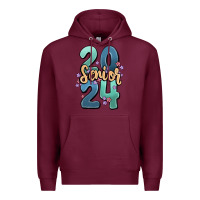 Burgundy senior 2024 Premium Hoodie - MaliasSmallBusiness