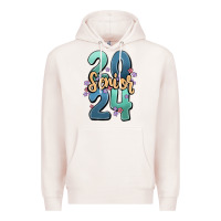 Pale Pink senior 2024 Premium Hoodie - MaliasSmallBusiness