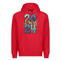 Red senior 2024 Premium Hoodie - MaliasSmallBusiness