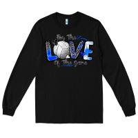 Black for the love of the game volleyball Long Sleeve Tee - Zillion Design Studio