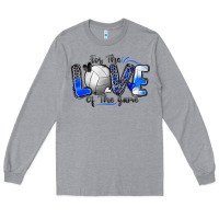 Heather Grey for the love of the game volleyball Long Sleeve Tee - Zillion Design Studio