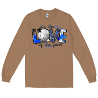 Toasted Coconut for the love of the game volleyball Long Sleeve Tee - Zillion Design Studio
