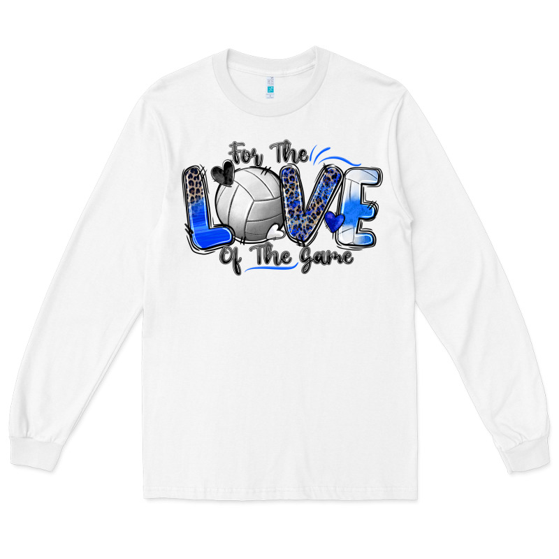 For The Love Of The Game Volleyball Long Sleeve Tee by Zillion Design Studio | Teevron