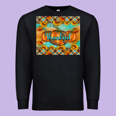 Thankful Pumpkins Premium Sweatshirt Designed By Artiststas