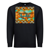 Black Thankful Pumpkins Premium Sweatshirt - Artiststas