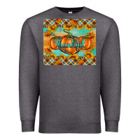 Charcoal Heather Thankful Pumpkins Premium Sweatshirt - Artiststas