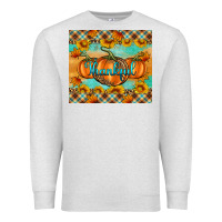 Oatmeal Heather Thankful Pumpkins Premium Sweatshirt - Artiststas