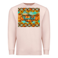 Pale Pink Thankful Pumpkins Premium Sweatshirt - Artiststas