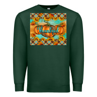 Sports Green Thankful Pumpkins Premium Sweatshirt - Artiststas
