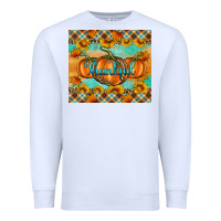 White Thankful Pumpkins Premium Sweatshirt - Artiststas