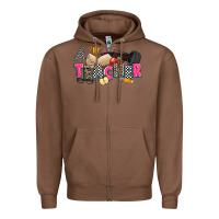 Chestnut race teacher Zipper Hoodie - Zillion Design Studio
