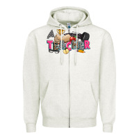 Race Teacher Zipper Hoodie | Teevron