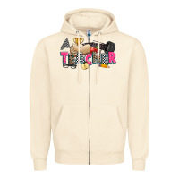 Sandshell race teacher Zipper Hoodie - Zillion Design Studio