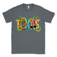 Charcoal Heather texas summer Classic Tee - texasbilliewilder
