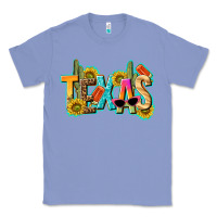 Colony Blue texas summer Classic Tee - texasbilliewilder