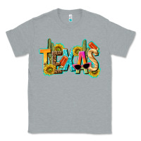 Heather Grey texas summer Classic Tee - texasbilliewilder