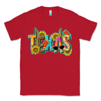 Red texas summer Classic Tee - texasbilliewilder