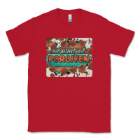 Red not perfect just forgiven Classic Tee - BarkalooDesign