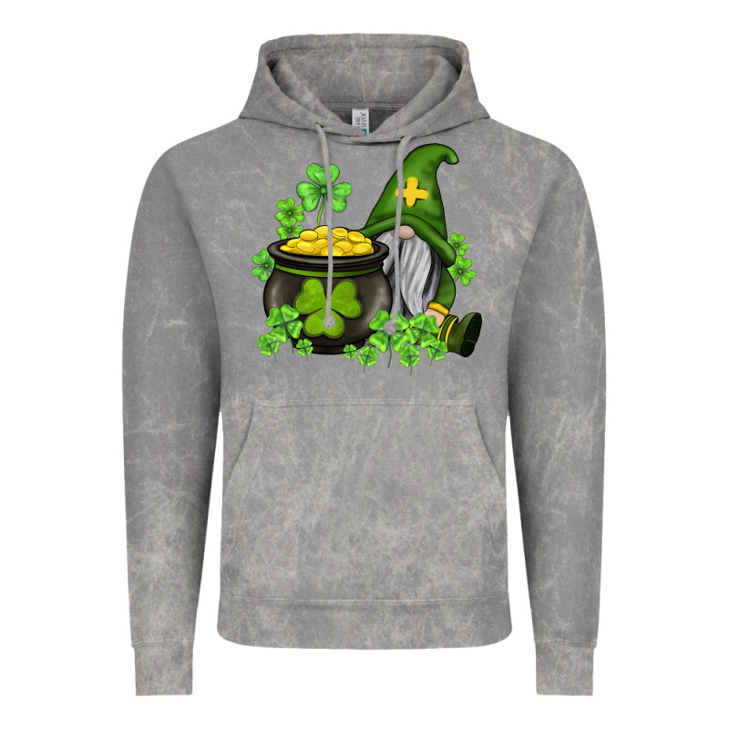 St Patricks Gnome And Pot Of Gold Vintage Hoodie by AdoDesignShop | Teevron