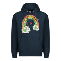 Navy lucky vibes Premium Hoodie - MaliasSmallBusiness