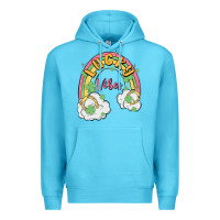 Ocean Blue lucky vibes Premium Hoodie - MaliasSmallBusiness