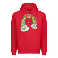 Red lucky vibes Premium Hoodie - MaliasSmallBusiness