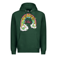 Sports Green lucky vibes Premium Hoodie - MaliasSmallBusiness