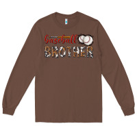 Chestnut baseball brother with leopard Long Sleeve Tee - texasbilliewilder