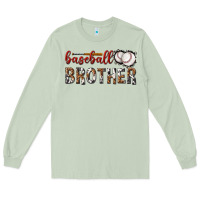 Matcha baseball brother with leopard Long Sleeve Tee - texasbilliewilder