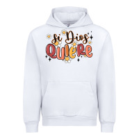 White si dios quiere Urban Hoodie - MaliasSmallBusiness