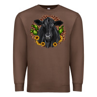 Chestnut black angus cactus sunflower Premium Sweatshirt - JahusDesignShop