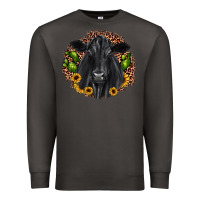 Smoke black angus cactus sunflower Premium Sweatshirt - JahusDesignShop