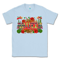 Dusty Blue abuela Classic Tee - Zillion Design Studio