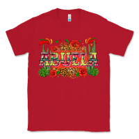 Red abuela Classic Tee - Zillion Design Studio