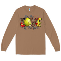 Toasted Coconut for the love of the game softball Long Sleeve Tee - Zillion Design Studio