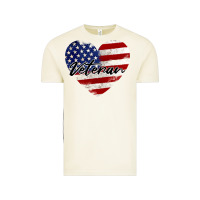 Vintage Arctic veteran heart american flag Vintage Tee - BarkalooDesign