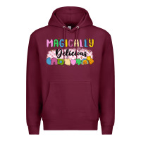 Burgundy magically delicious Premium Hoodie - MaliasSmallBusiness