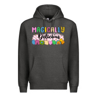 Charcoal Heather magically delicious Premium Hoodie - MaliasSmallBusiness