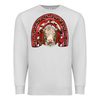 Dove Grey valentines hereford rainbow Premium Sweatshirt - JahusDesignShop