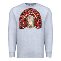 Heather Grey valentines hereford rainbow Premium Sweatshirt - JahusDesignShop