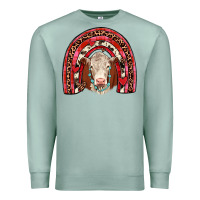 Seafoam valentines hereford rainbow Premium Sweatshirt - JahusDesignShop