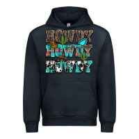 Navy western howdy howdy howdy Urban Hoodie - NancyCooperArtShop